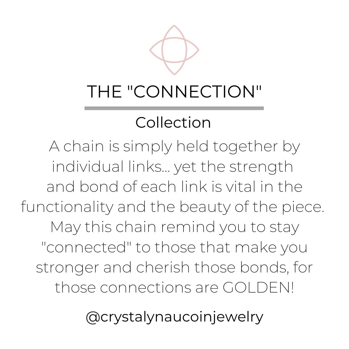 "Connections" Diamond Cut Chain