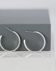 "Edge" Hoop Earrings 20mm