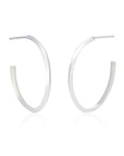 "Edge" Hoop Earrings 20mm