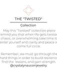 "Twisted" Circle Pendant