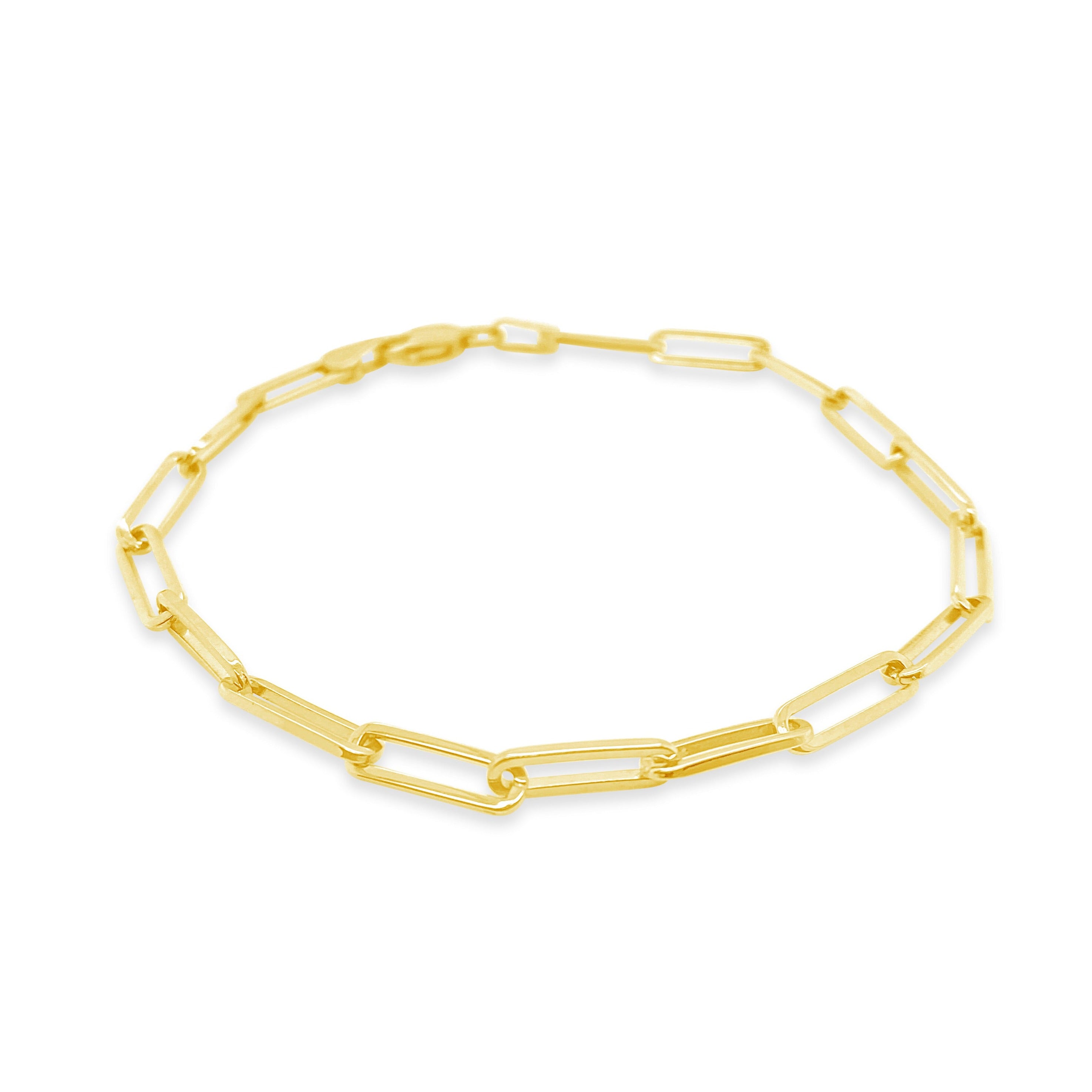 Connections” Bold Paperclip Bracelet | Crystalyn Aucoin Fine