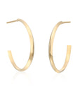 "Edge" Hoop Earrings 20mm