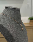 "Open" Elongated Hexagon Pendant