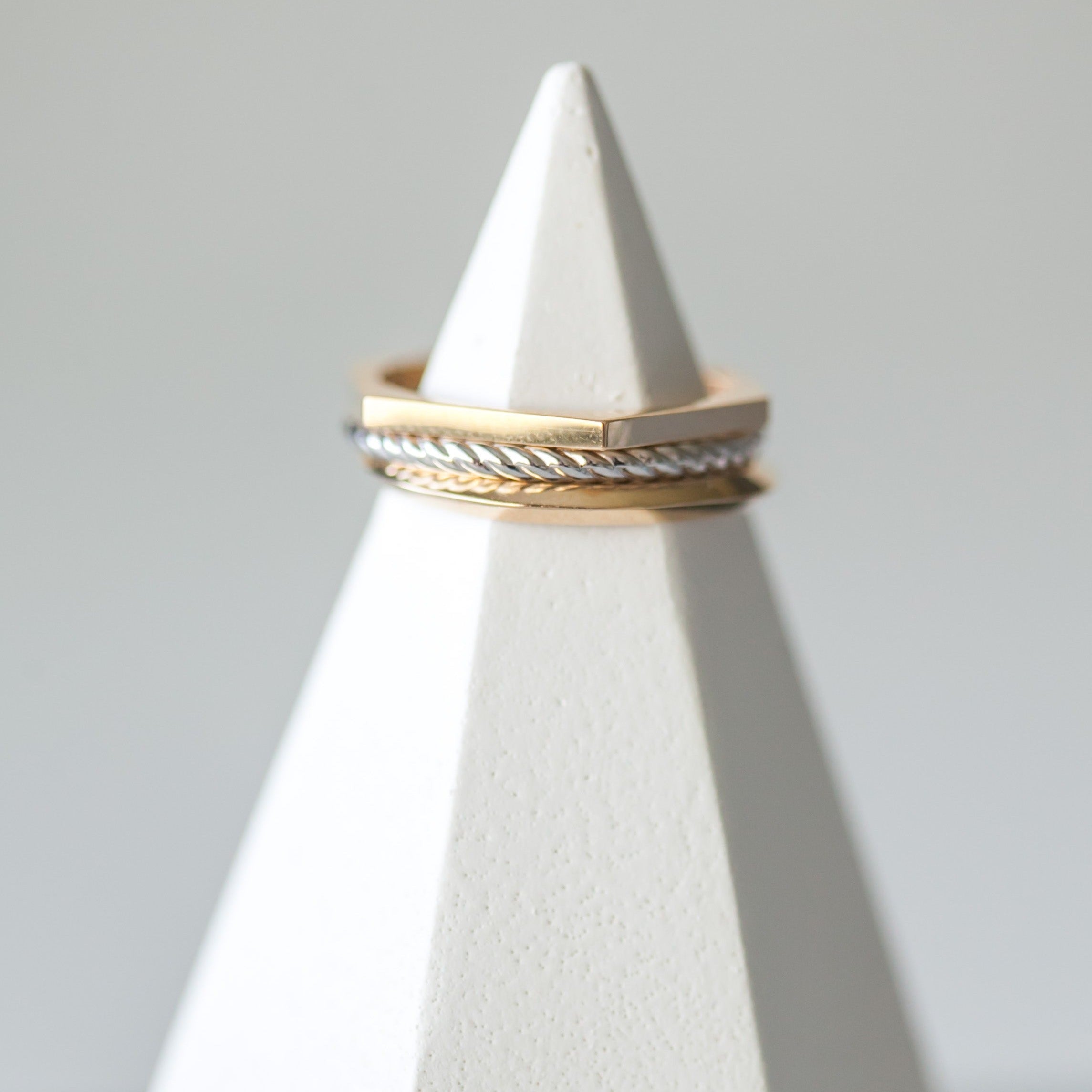 Stackable "Edge" Ring