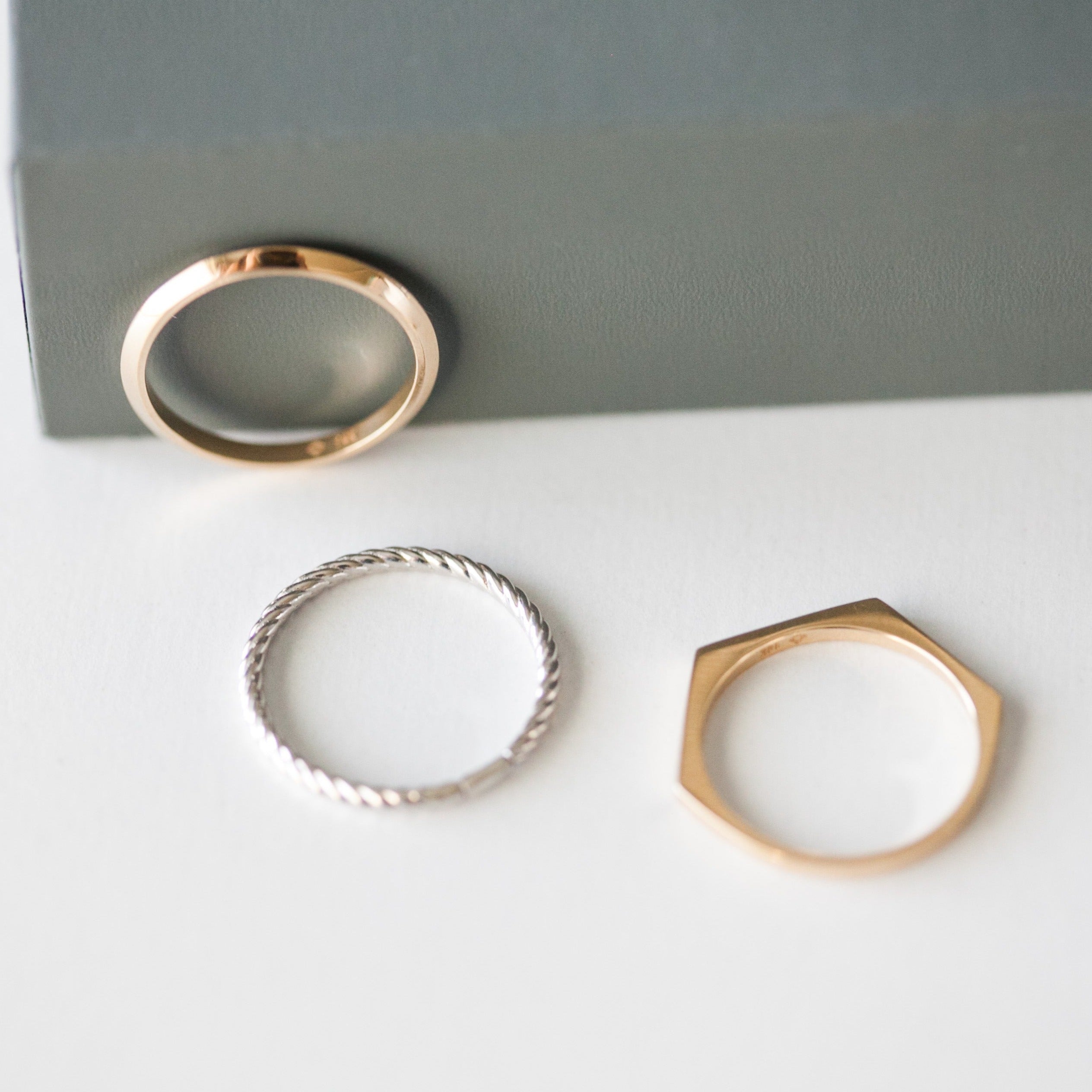 Stackable "Angled" Ring