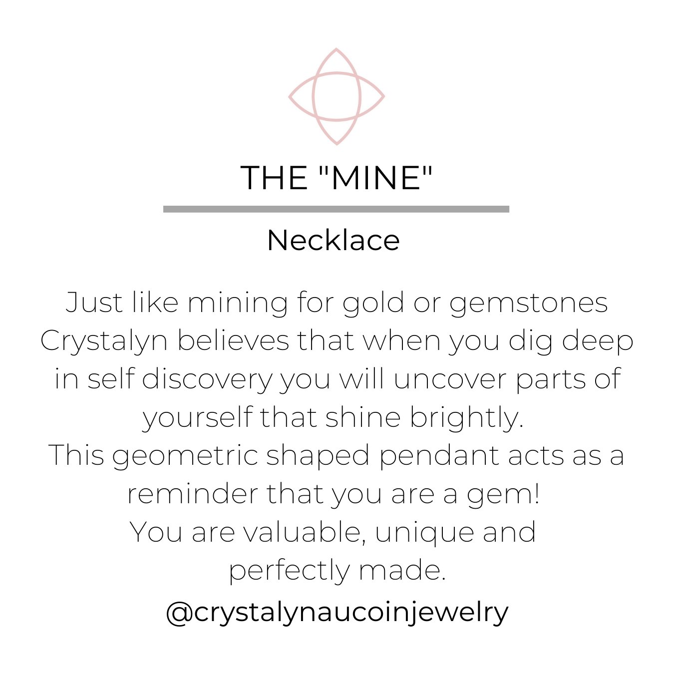 The "Mine" Pendant