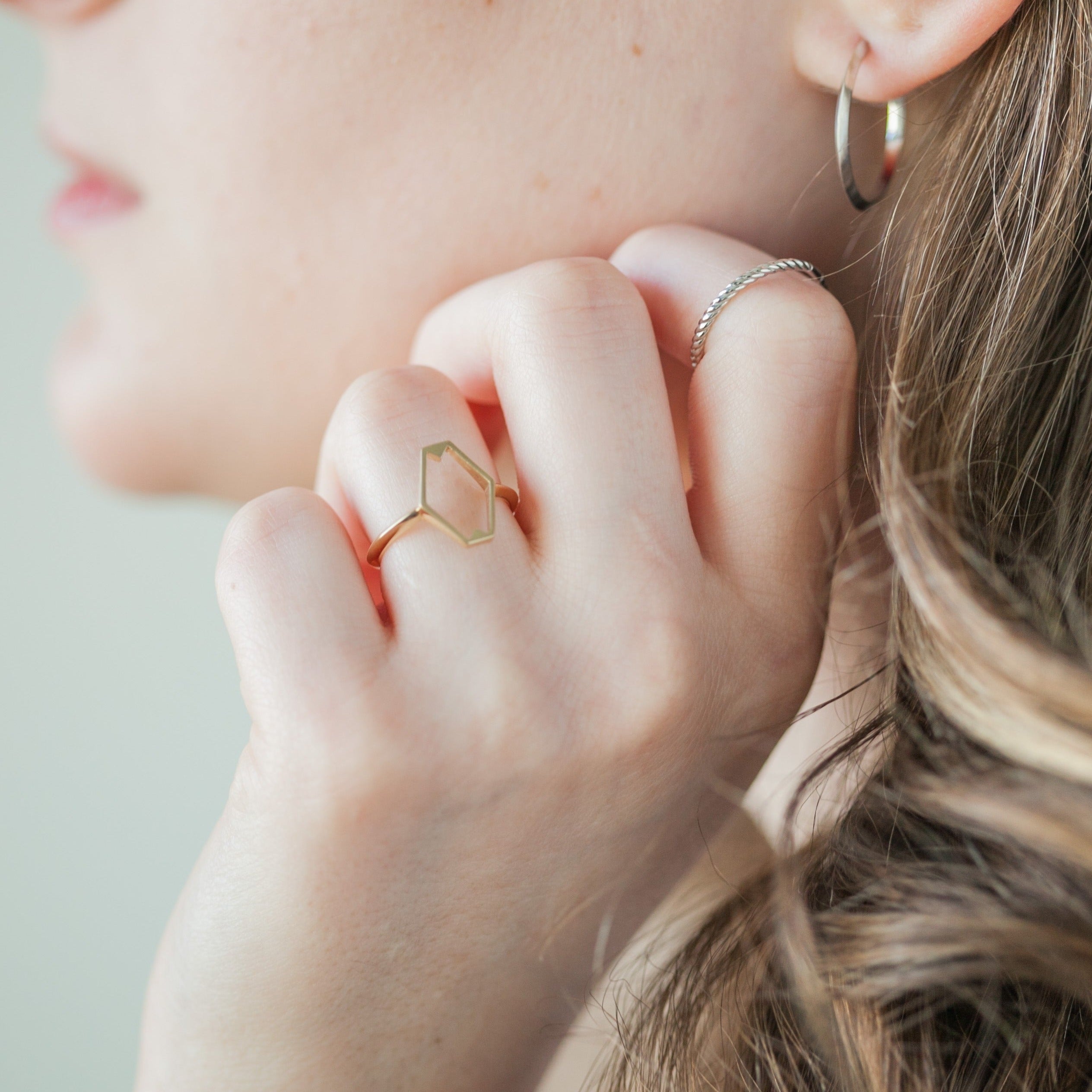 Stackable "Twisted" Ring