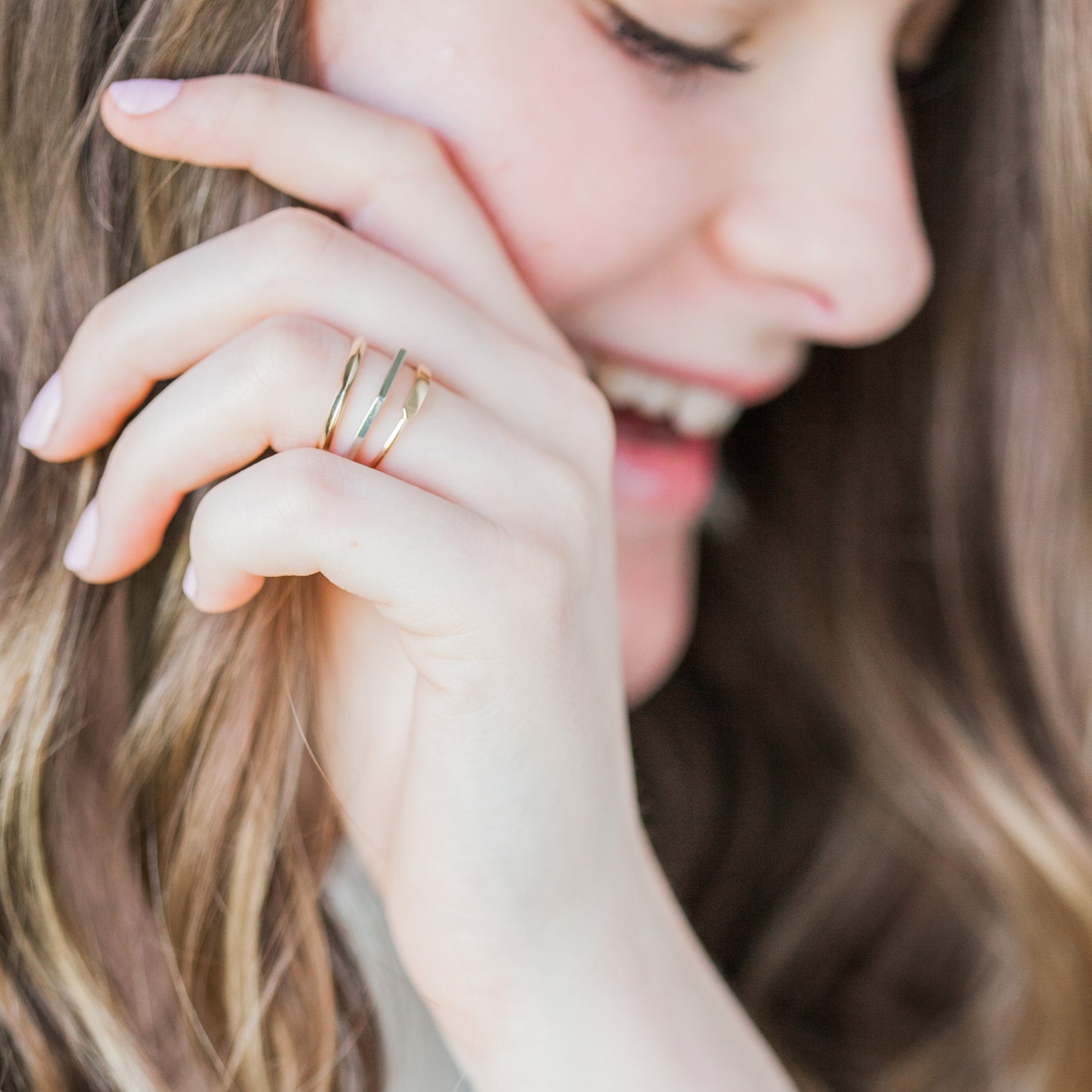 Stackable "Edge" Ring