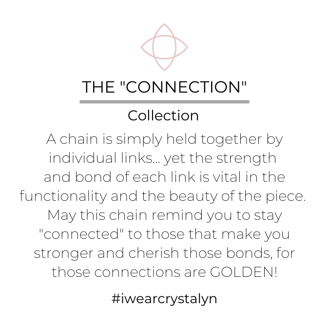 "Connections" Bold Paperclip Bracelet