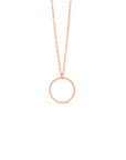 "Twisted" Circle Pendant