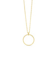 "Twisted" Circle Pendant