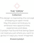 "Open" Elongated Hexagon Pendant