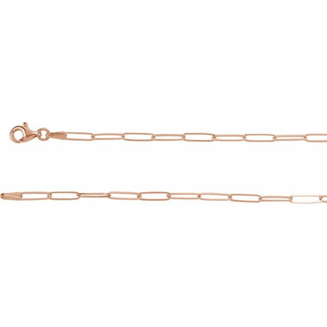 "Connections" Dainty Paperclip Chain