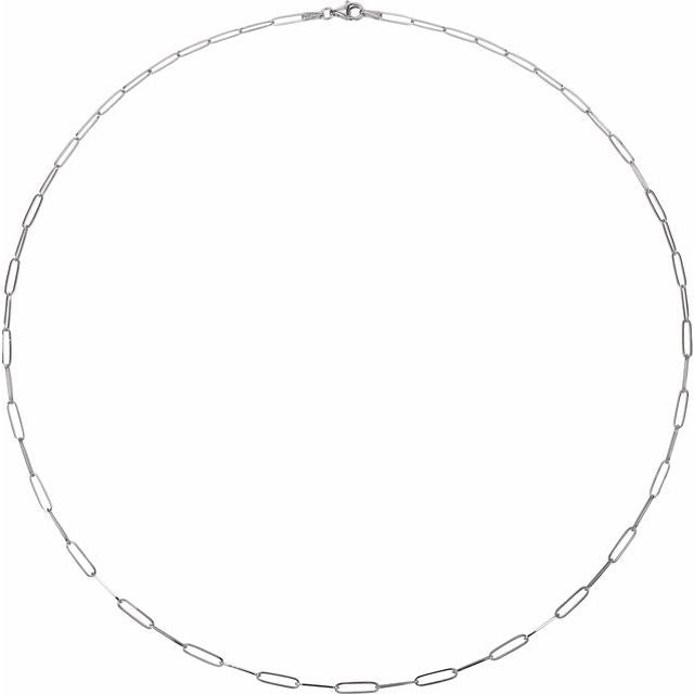 "Connections" Dainty Paperclip Chain