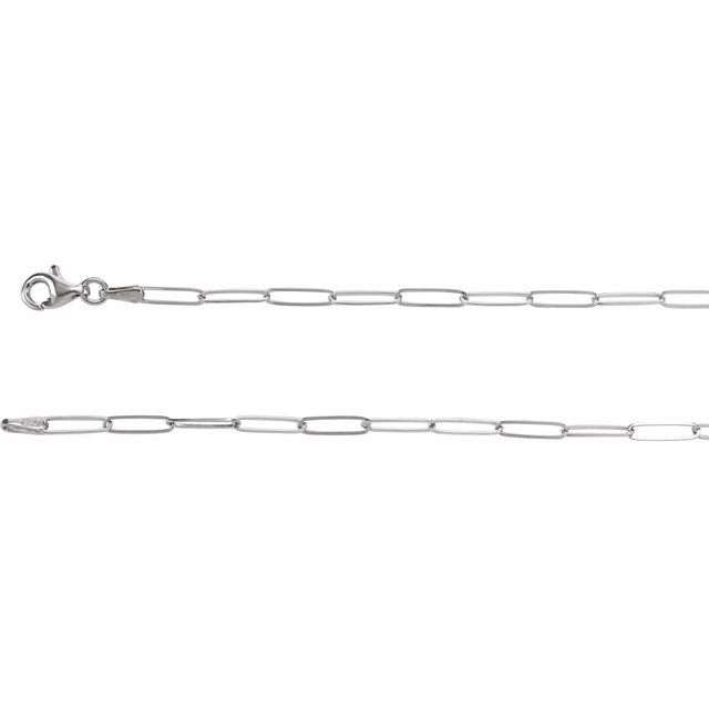 "Connections" Dainty Paperclip Chain