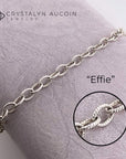 Connection: "Effie" Twisted Sterling Silver Cable Chain
