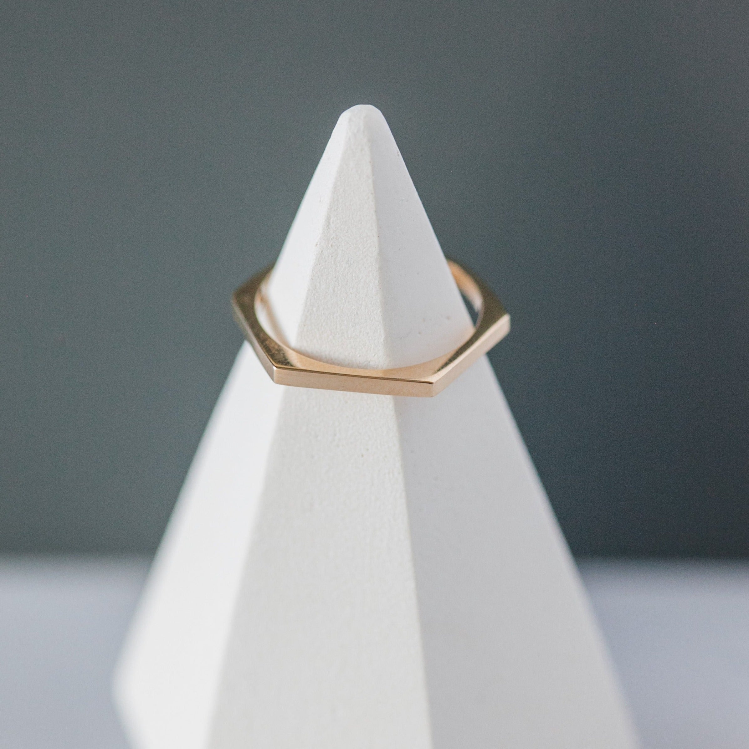 Angled Stacking Rings Stackable “Angled” Ring | Crystalyn Aucoin Fine Jewelry – CAJ