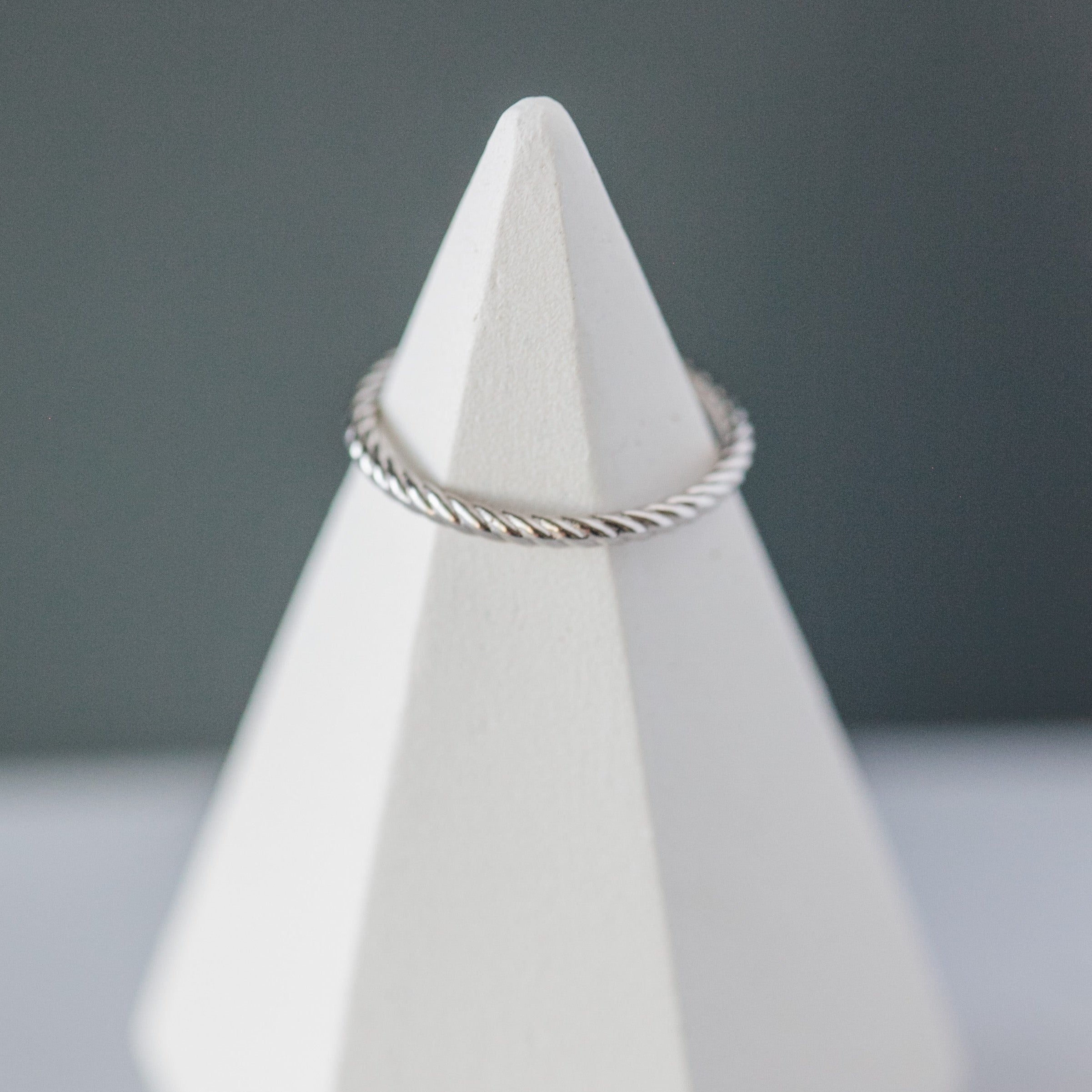 Stackable &quot;Twisted&quot; Ring