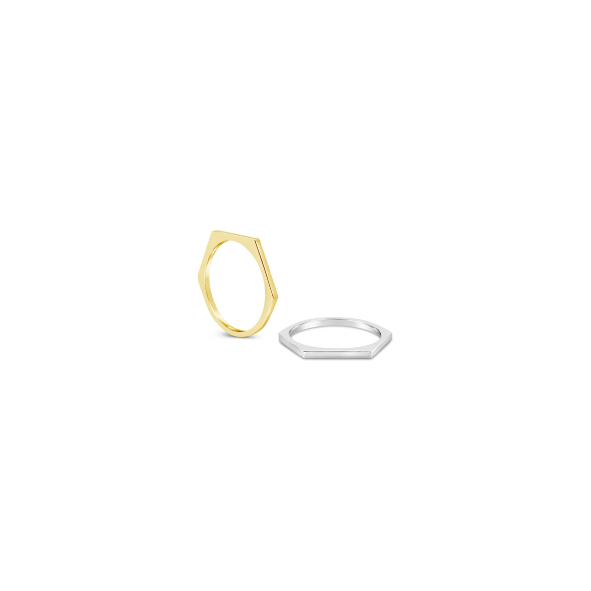 Angled Stacking Rings Stackable “Angled” Ring | Crystalyn Aucoin Fine Jewelry – CAJ