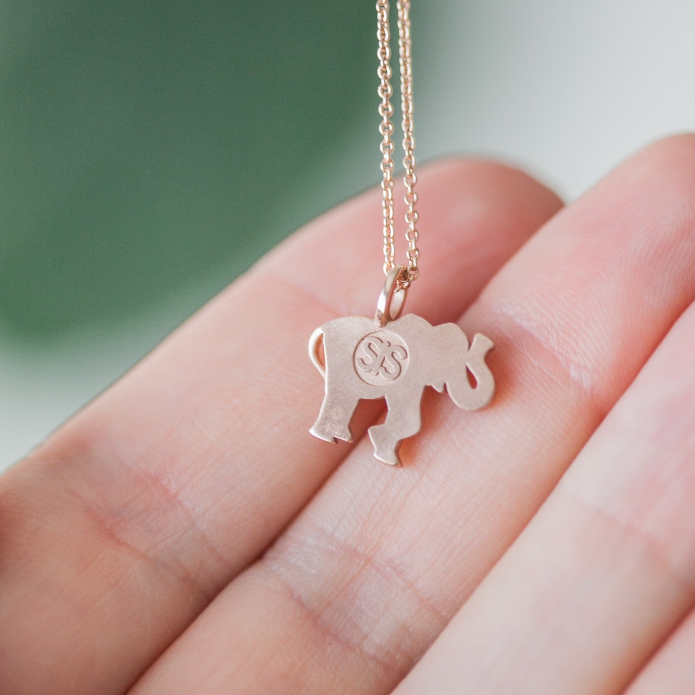 Children's Sterling Silver Elephant Necklace By Lily Charmed |  notonthehighstreet.com