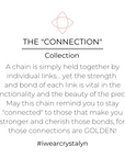 "Connections" Bold Paperclip Bracelet