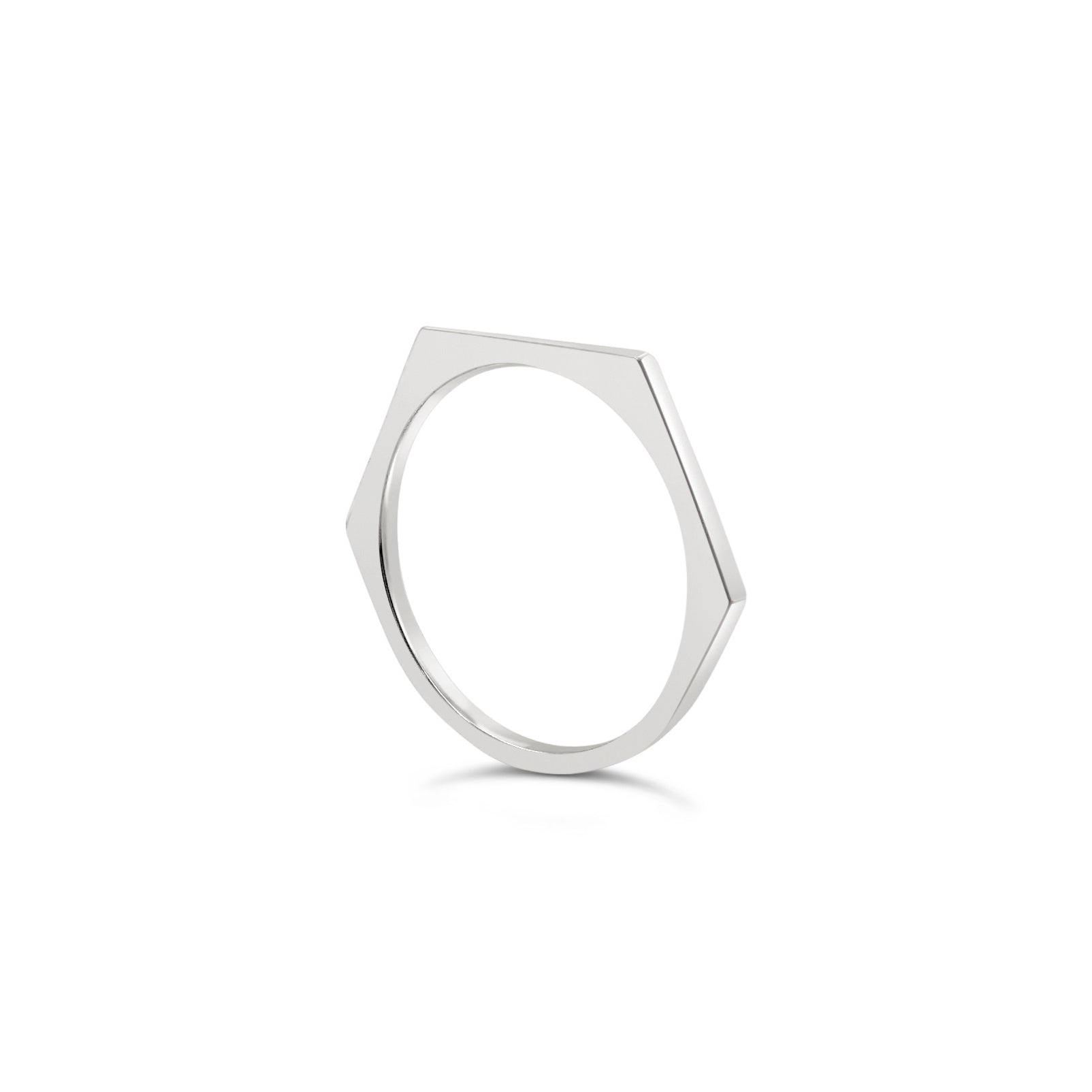 Angled Stacking Rings Stackable “Angled” Ring | Crystalyn Aucoin Fine Jewelry – CAJ